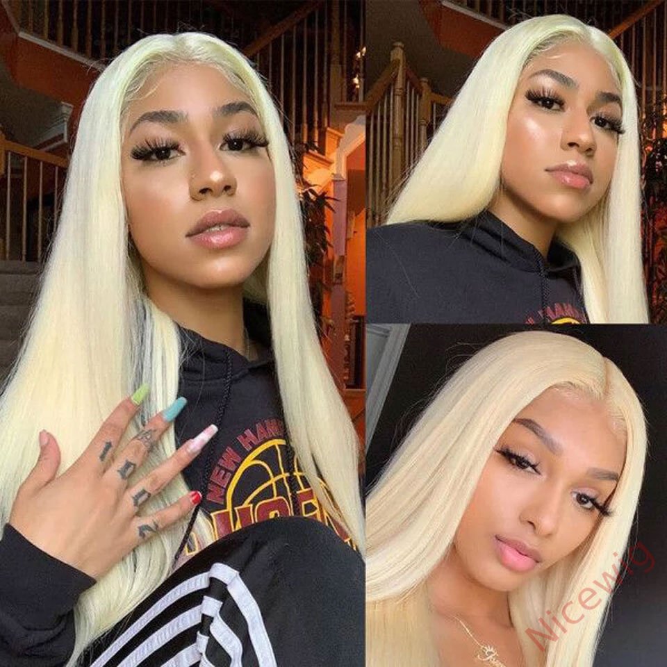 Glueless Hot Sale Blonde Long Wig Straight Wig