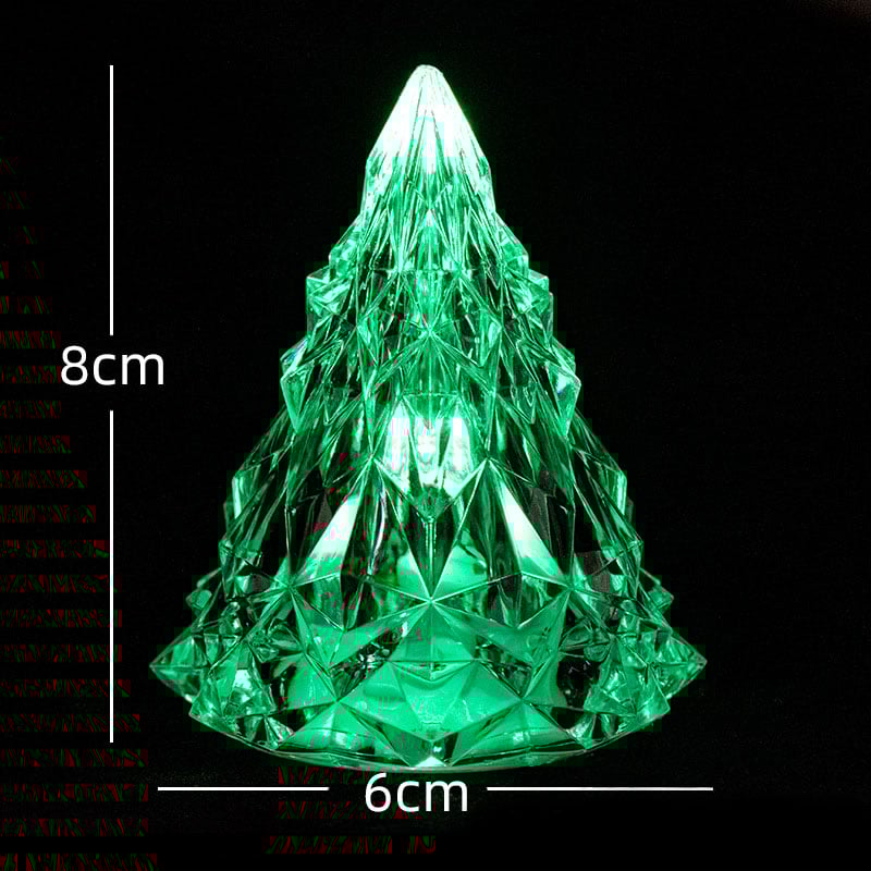 🎄Christmas Sale 48% Off- 🎅Night Light Crystal Mini Christmas Tree Light Flameless LED