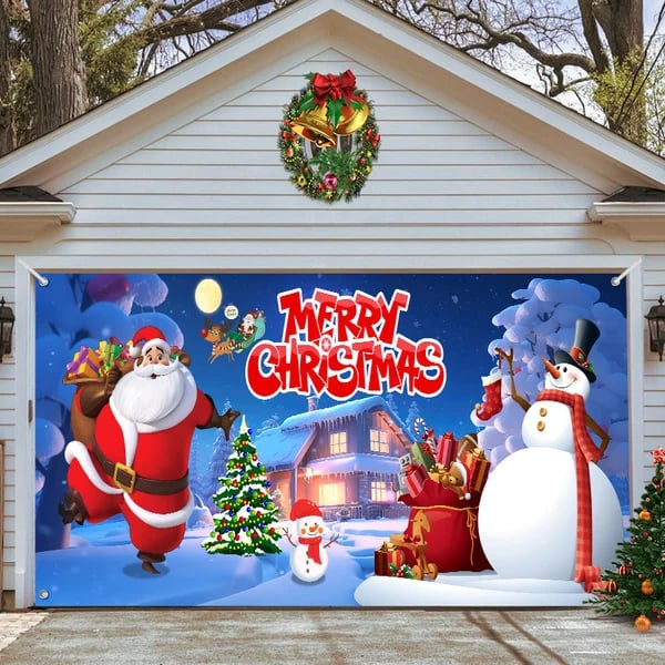 Christmas 2023 Garage Door Decoration