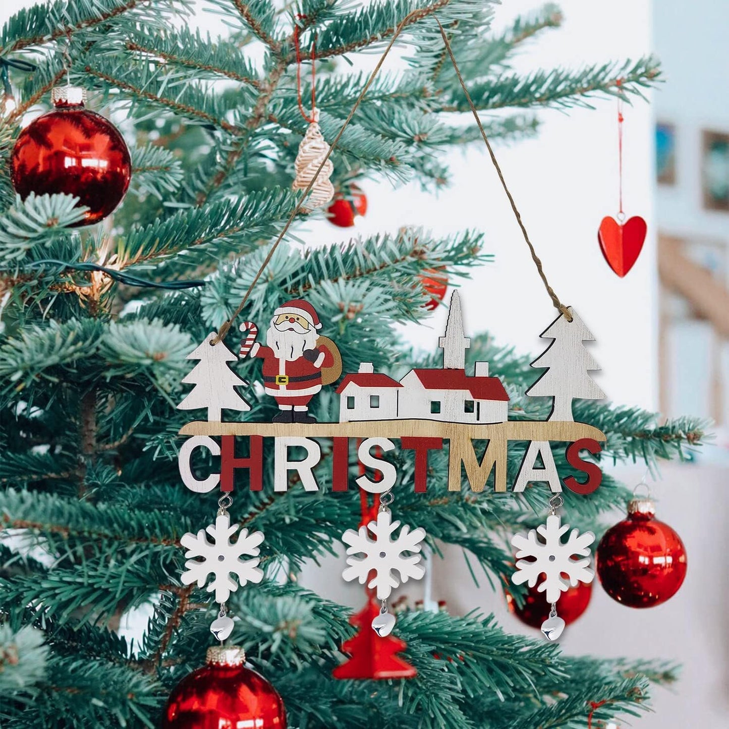 wooden christmas decoration