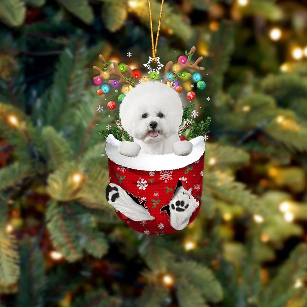 🎄Christmas tree pendant cute puppy decoration