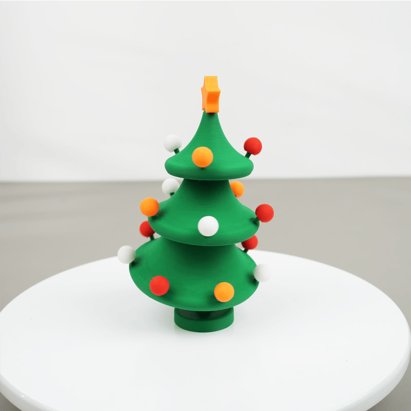 🎄3D Printed Dancing Christmas Tree Decompression Toy: Festive Fun & Stress Relief in One!