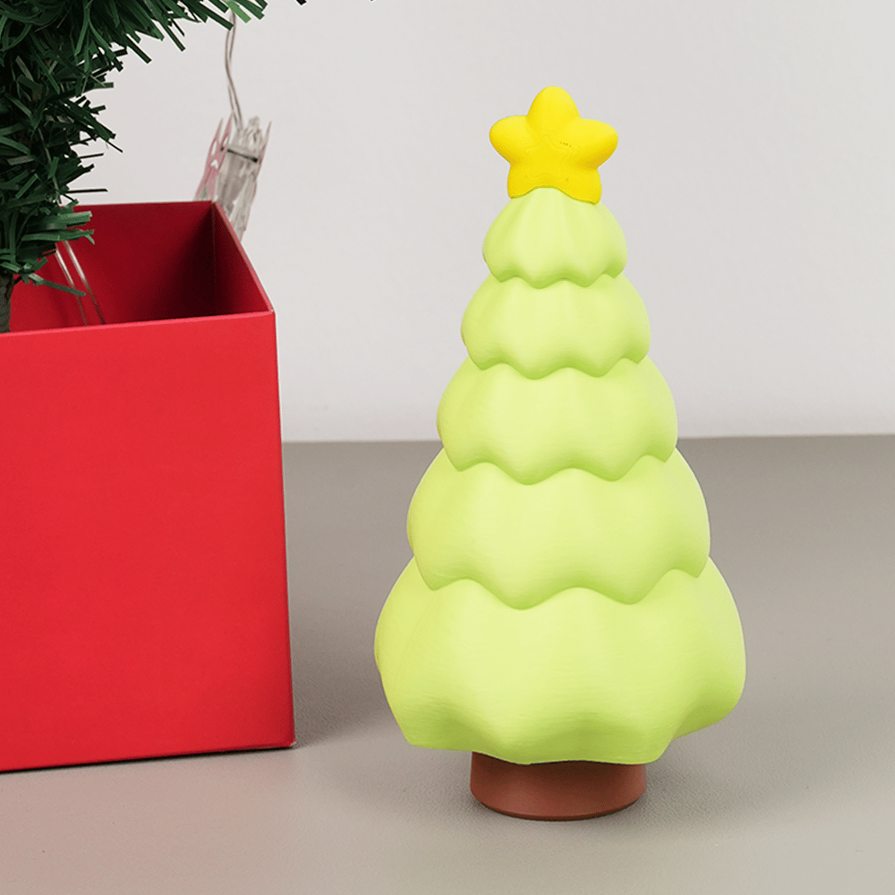🎄3D Printed Christmas Tree Stack-Spiral Creative Stress Relief Toy Storage Ornaments