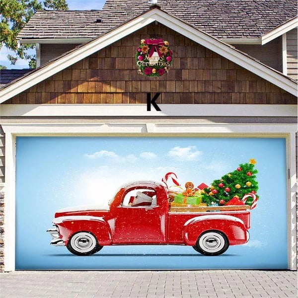 Christmas 2023 Garage Door Decoration