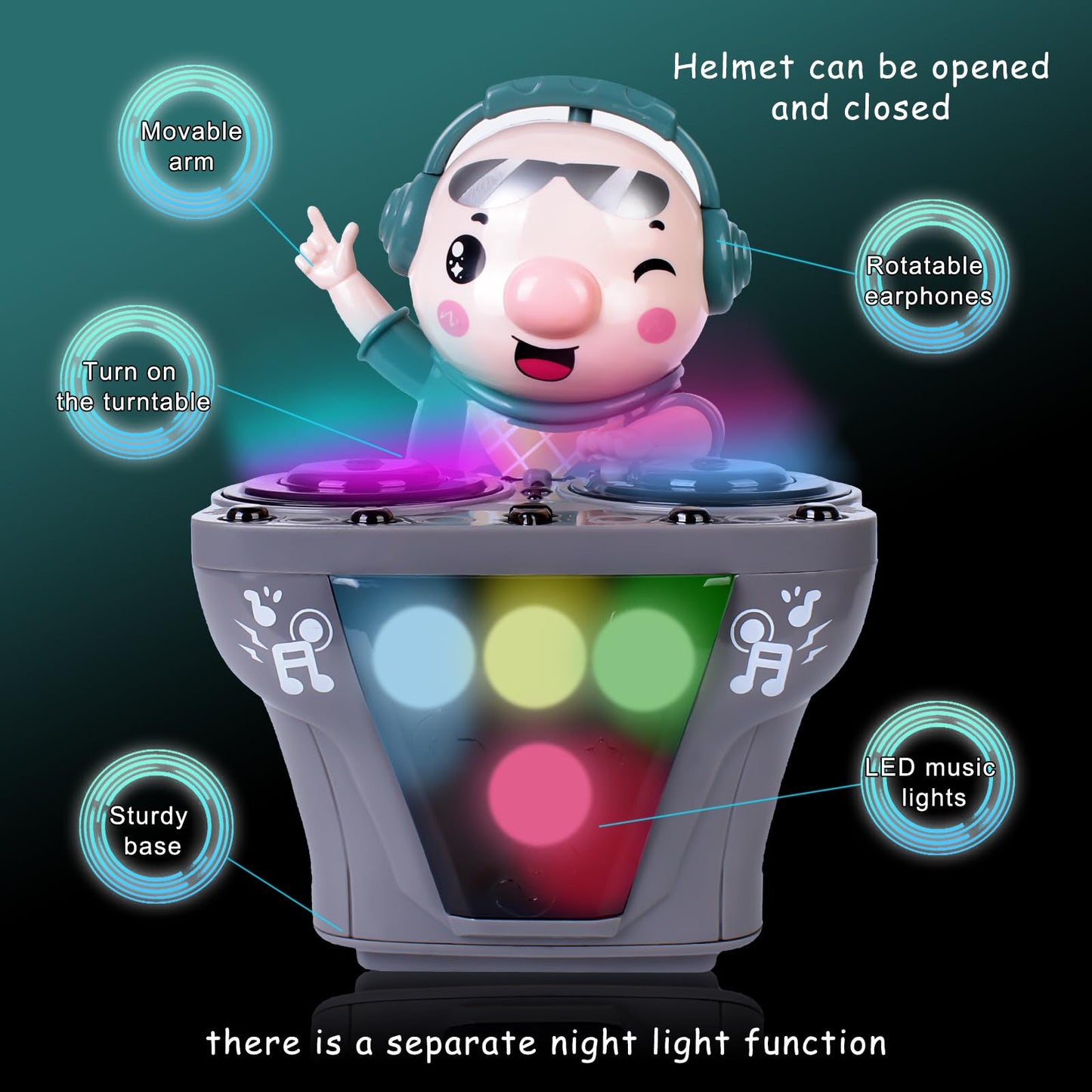 🔥Early Christmas Sale🎁- DJ Swinging Piggy Toy🤩