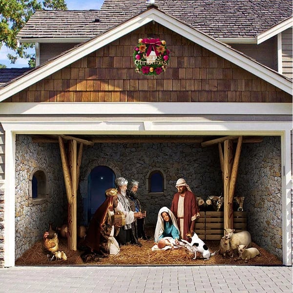 Christmas 2023 Garage Door Decoration
