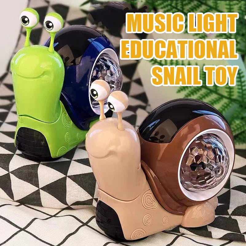 🎄Christmas Sale 48% Off-🎁Music Light Educational Snail Toy
