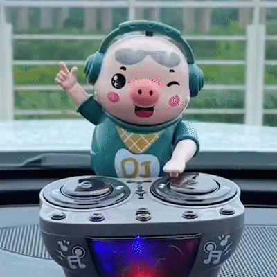 🔥Early Christmas Sale🎁- DJ Swinging Piggy Toy🤩