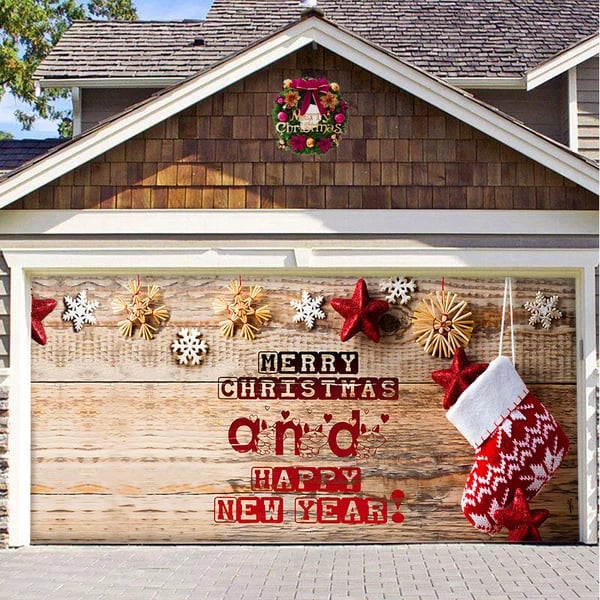 Christmas 2023 Garage Door Decoration