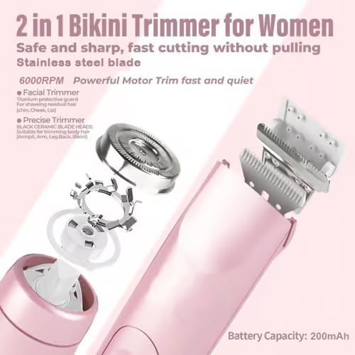 🏆Flash Sale⚡ 50K+ SOLD! Almost Gone-💥🔥 Comfort 2 in 1 Electric Lady Shaver,Best Gifts