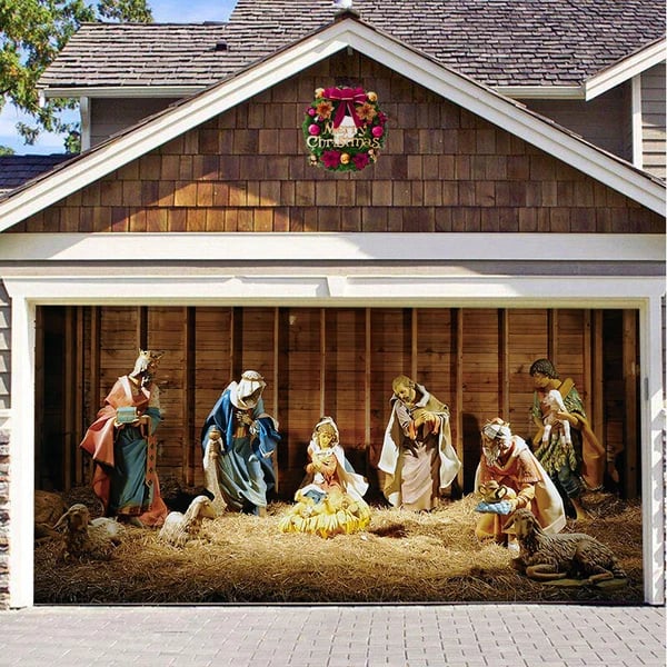 Christmas 2023 Garage Door Decoration