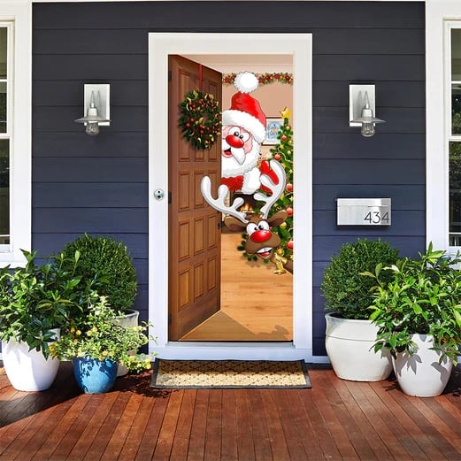2024 Christmas Front Door Decoration