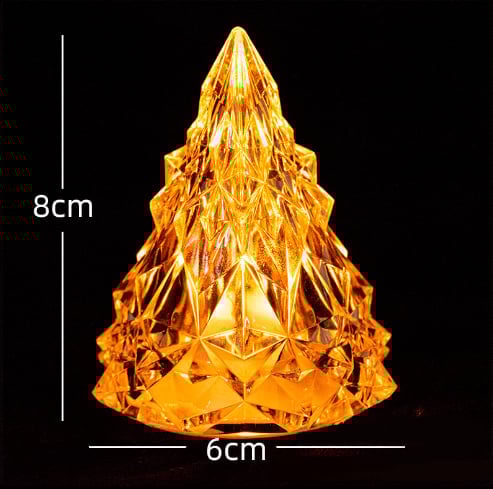 🎄Christmas Sale 48% Off- 🎅Night Light Crystal Mini Christmas Tree Light Flameless LED