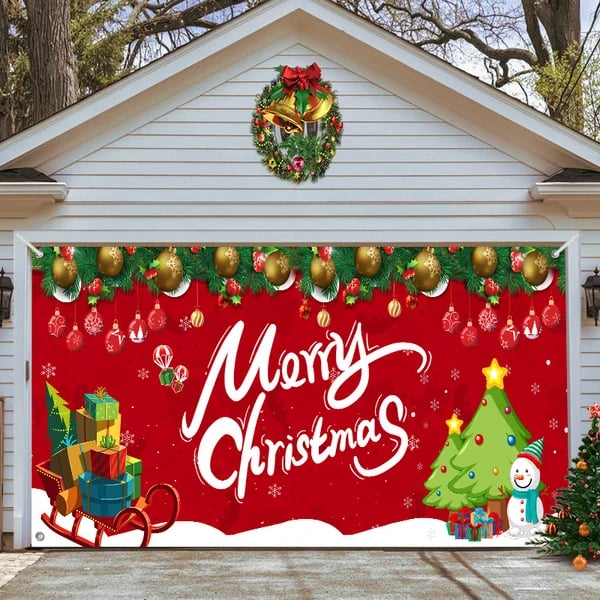 Christmas 2023 Garage Door Decoration