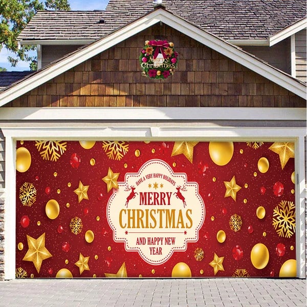 Christmas 2023 Garage Door Decoration