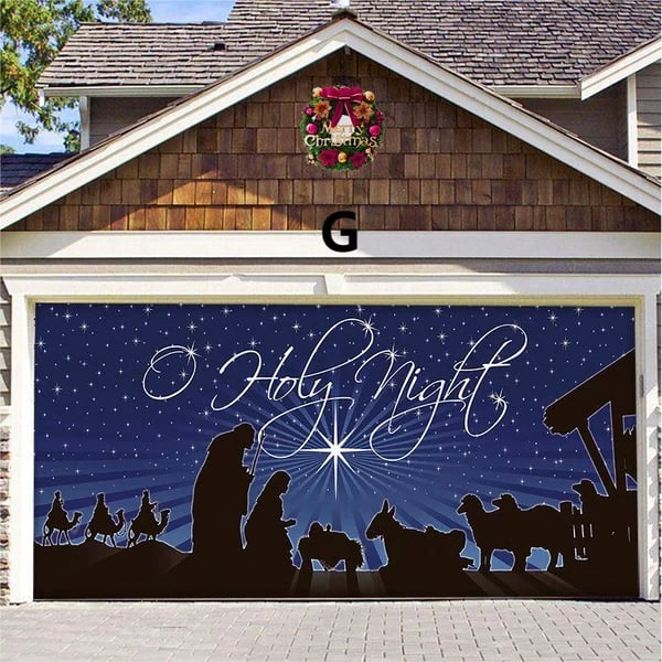 Christmas 2023 Garage Door Decoration