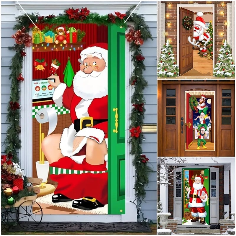 2024 Christmas Front Door Decoration