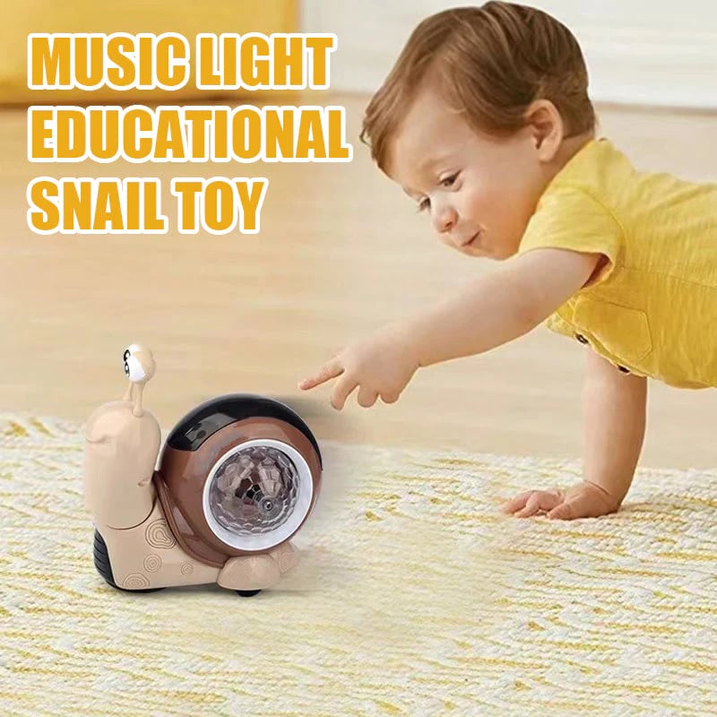 🎄Christmas Sale 48% Off-🎁Music Light Educational Snail Toy