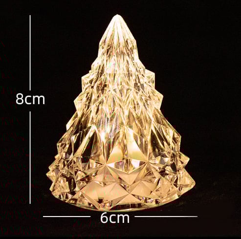 🎄Christmas Sale 48% Off- 🎅Night Light Crystal Mini Christmas Tree Light Flameless LED