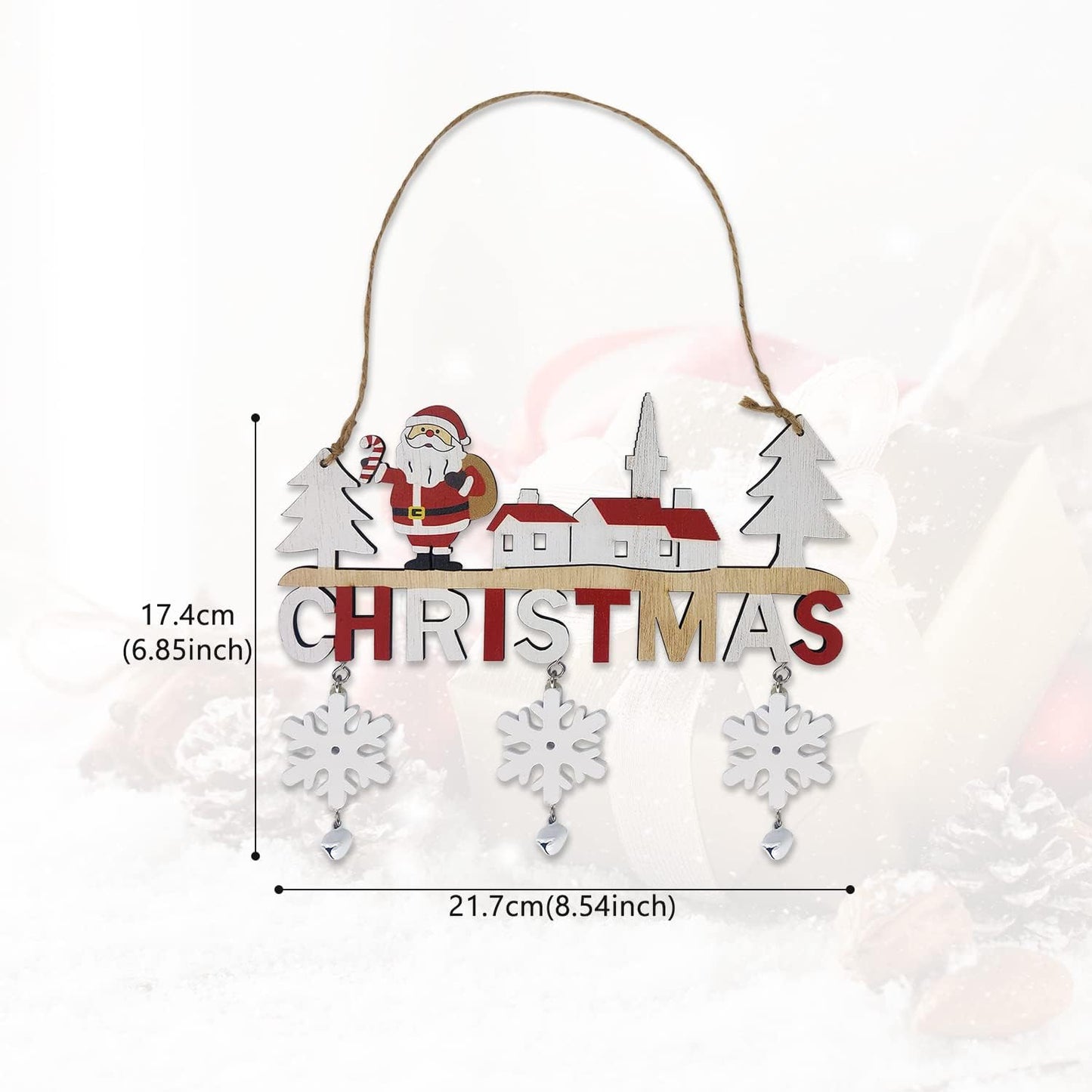 wooden christmas decoration