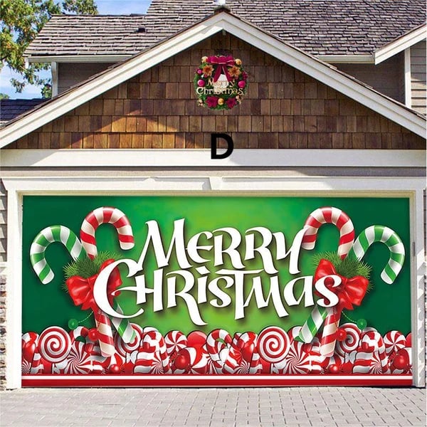 Christmas 2023 Garage Door Decoration