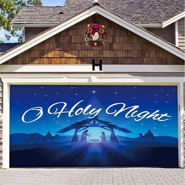 Christmas 2023 Garage Door Decoration