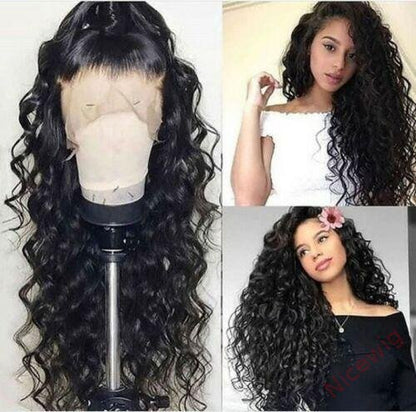 Hot Brazilian Black Water Wave Wigs