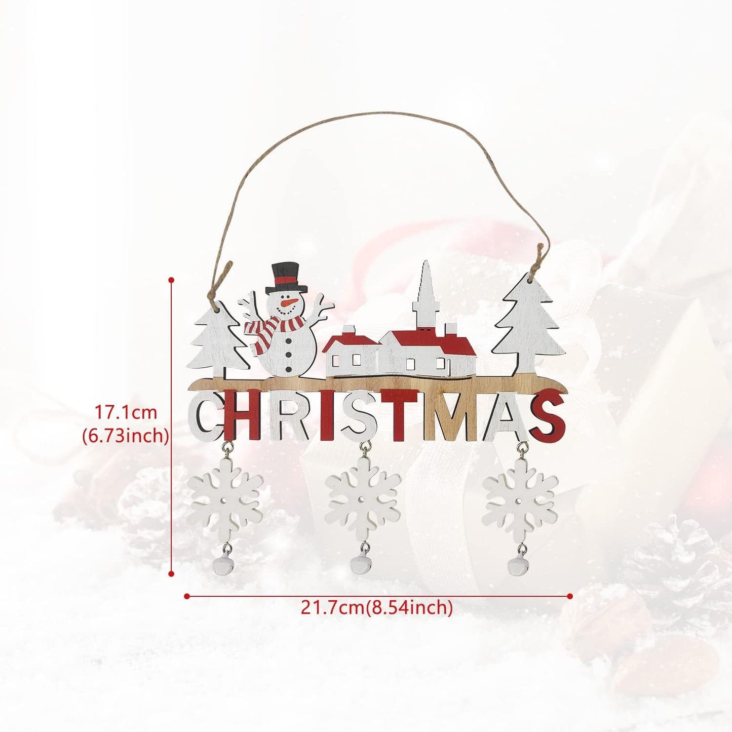 wooden christmas decoration