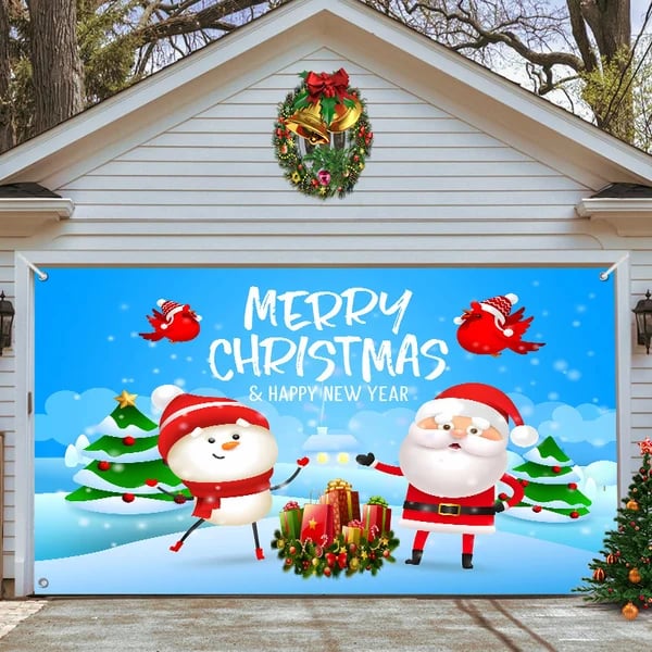 Christmas 2023 Garage Door Decoration