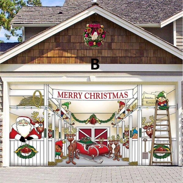 Christmas 2023 Garage Door Decoration