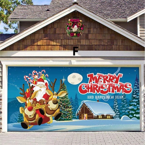 Christmas 2023 Garage Door Decoration