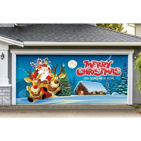 Christmas 2023 Garage Door Decoration
