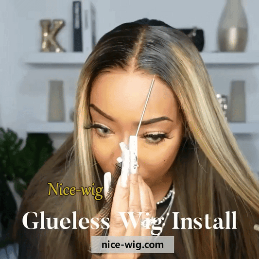 Glueless New Mixed Blonde Long Hair Straight Wig