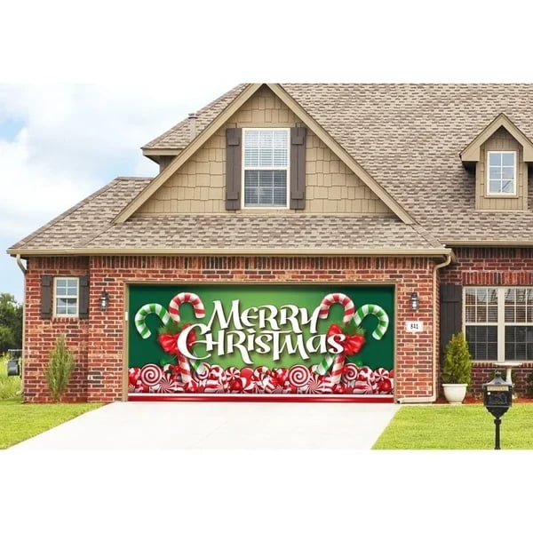 Christmas 2023 Garage Door Decoration