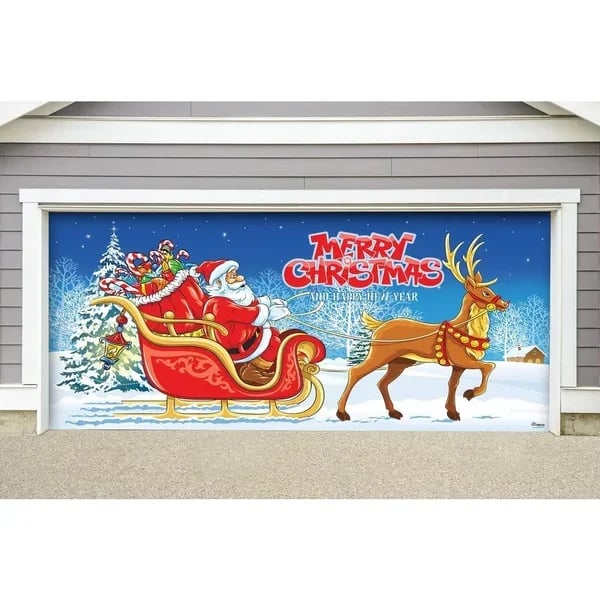 Christmas 2023 Garage Door Decoration