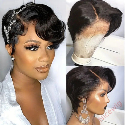 New Glueless 6 Inch Short Wig Bob Straight Hair Wig