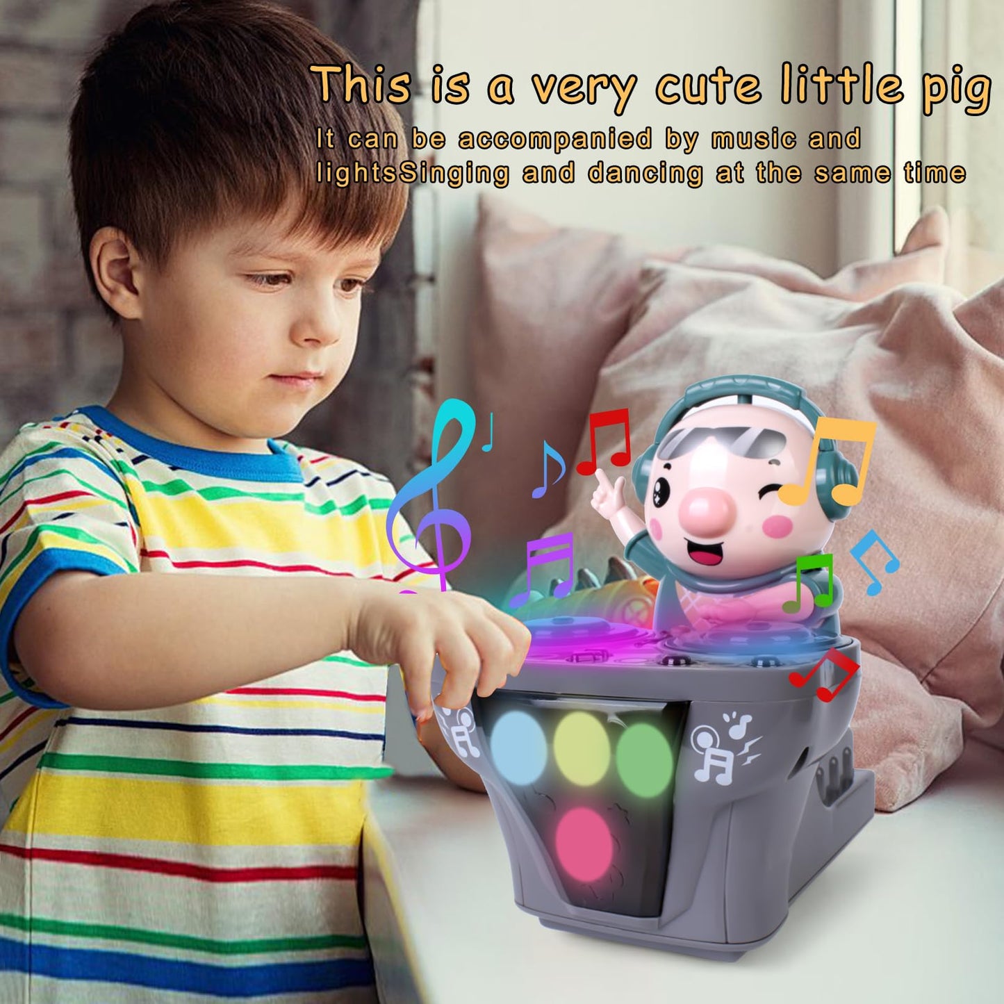 🔥Early Christmas Sale🎁- DJ Swinging Piggy Toy🤩