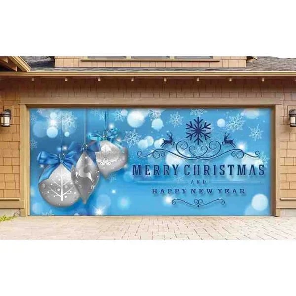 Christmas 2023 Garage Door Decoration