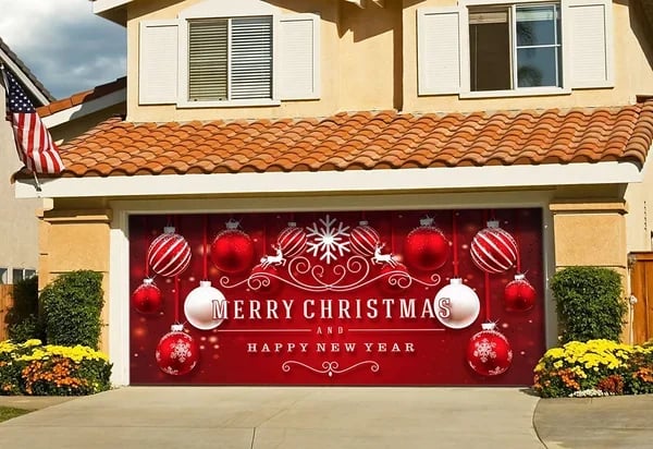Christmas 2023 Garage Door Decoration
