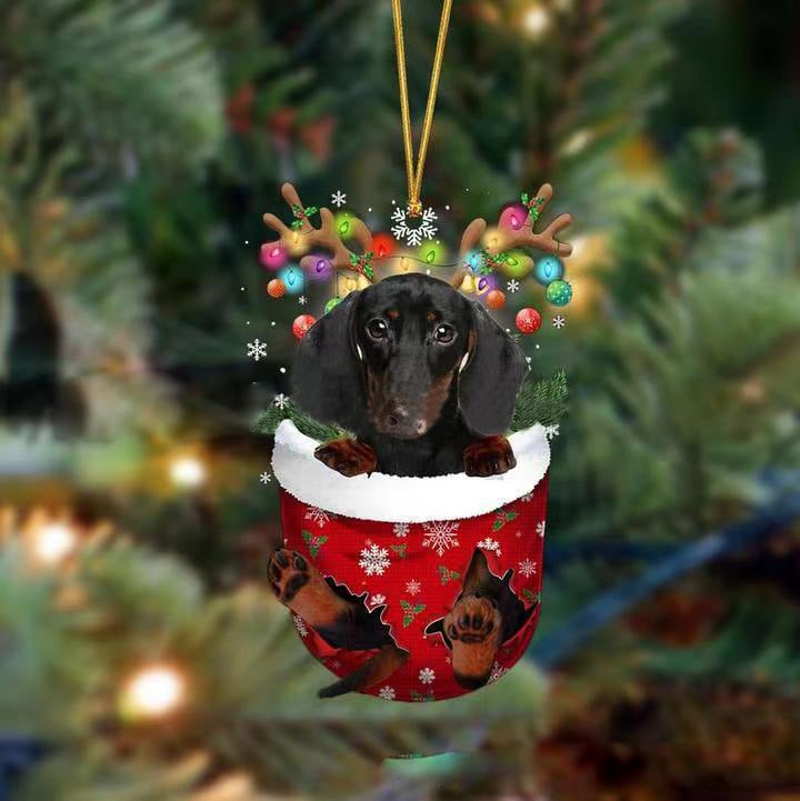 🎄Christmas tree pendant cute puppy decoration