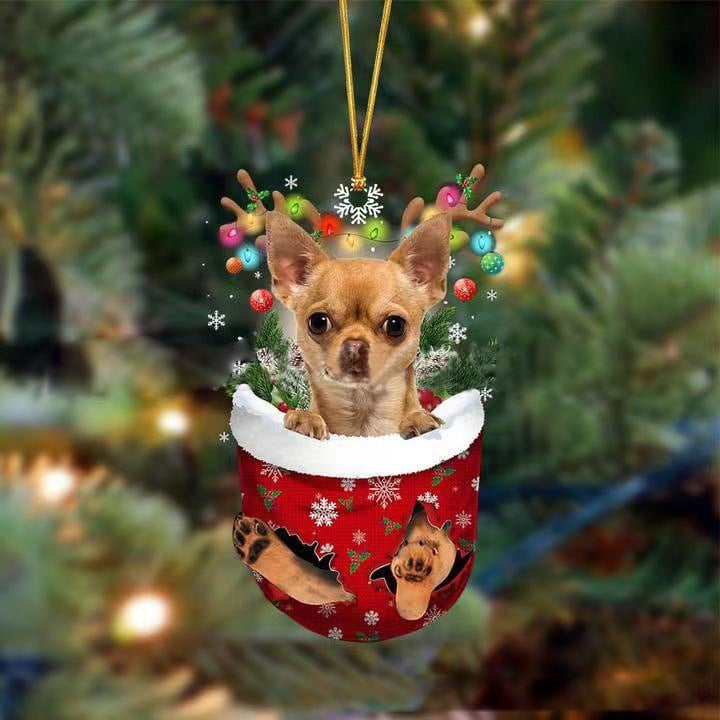 🎄Christmas tree pendant cute puppy decoration