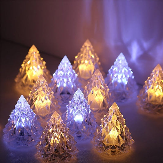 🎄Christmas Sale 48% Off- 🎅Night Light Crystal Mini Christmas Tree Light Flameless LED