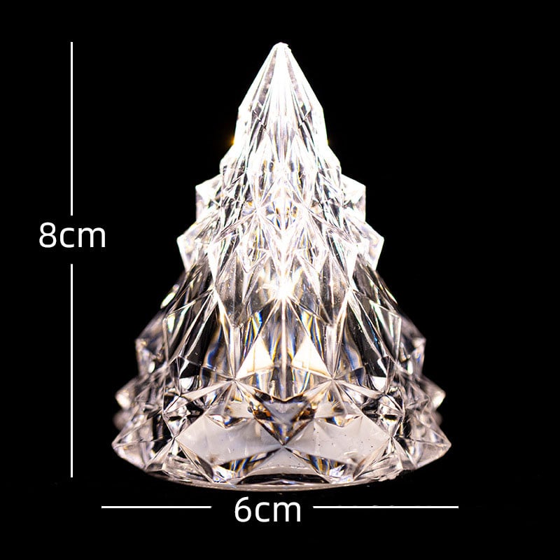 🎄Christmas Sale 48% Off- 🎅Night Light Crystal Mini Christmas Tree Light Flameless LED