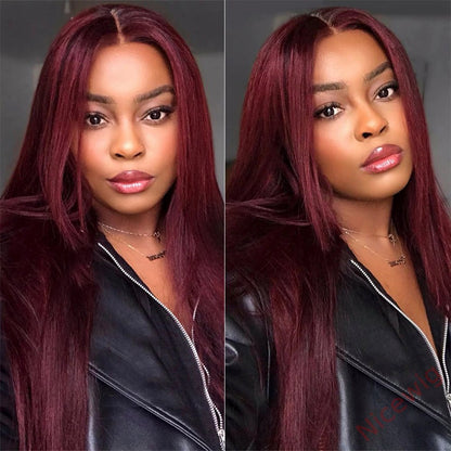 Glueless Natural Looking 20 Inch Blonde  Straight Wigs For Black Women