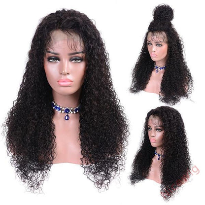 Natural Black Long Hair Curly Wig