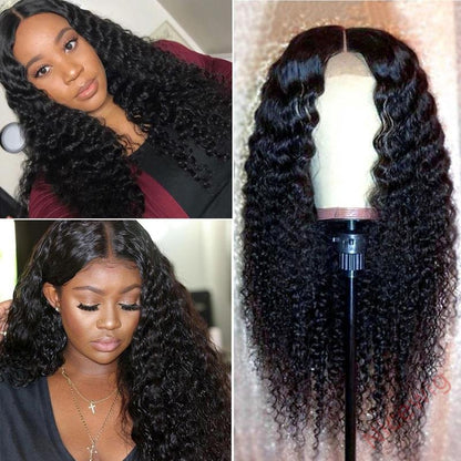 Brazilian Black Water Wave Curly Wig