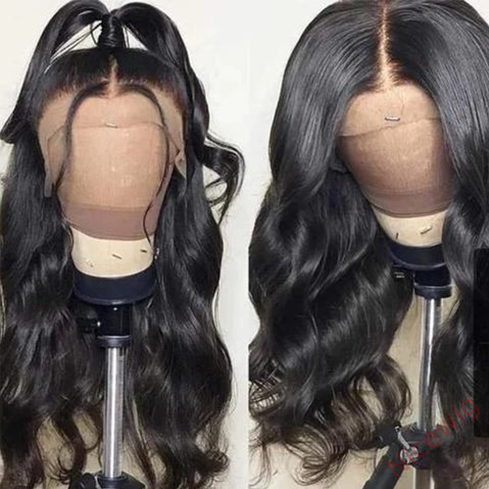 Black Long Brazilian Body Wavy Wigs