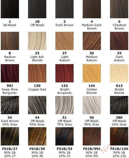 Blonde Short Finger Wavy Heat Fiber Wigs Looks Natural