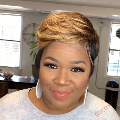 New Arrival Short Natural Pixie Cut Wig