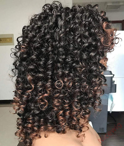 New Fashion Summer Natural Curly Wig With Bangs
